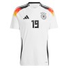 Camiseta de fútbol Alemania Sane 19 Primera Equipación Euro 2024 - Hombre